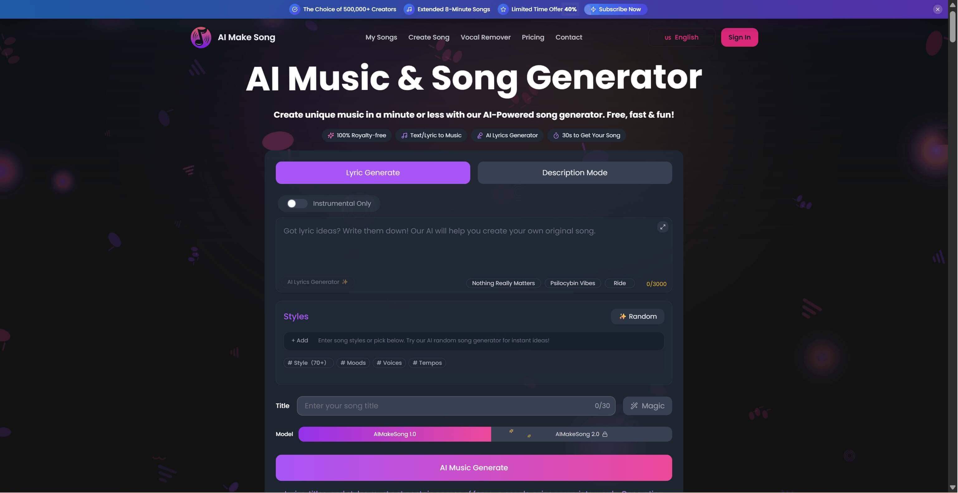 ai rap lyrics generator